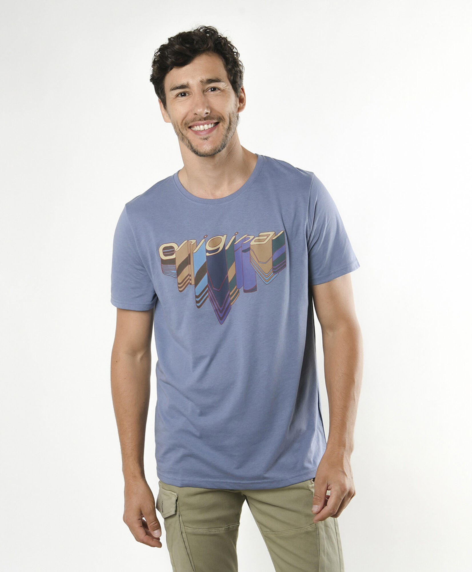 Tiendas Tricot Poleras Hombre Tricot Polera Hombre Estampado