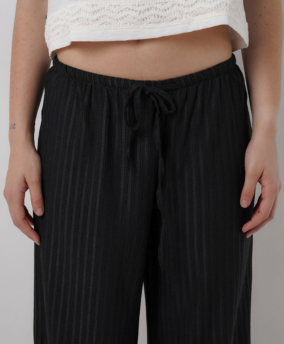 Pantal&oacute;n mujer jacquard wide leg