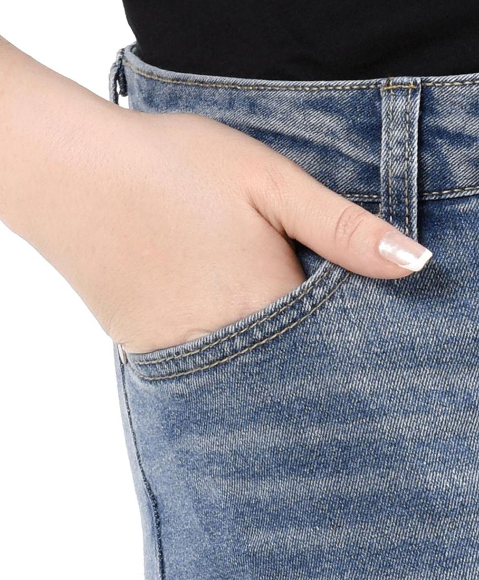 Jeans mujer basta bordada skinny fit Jeans mujer basta bordada skinny fit