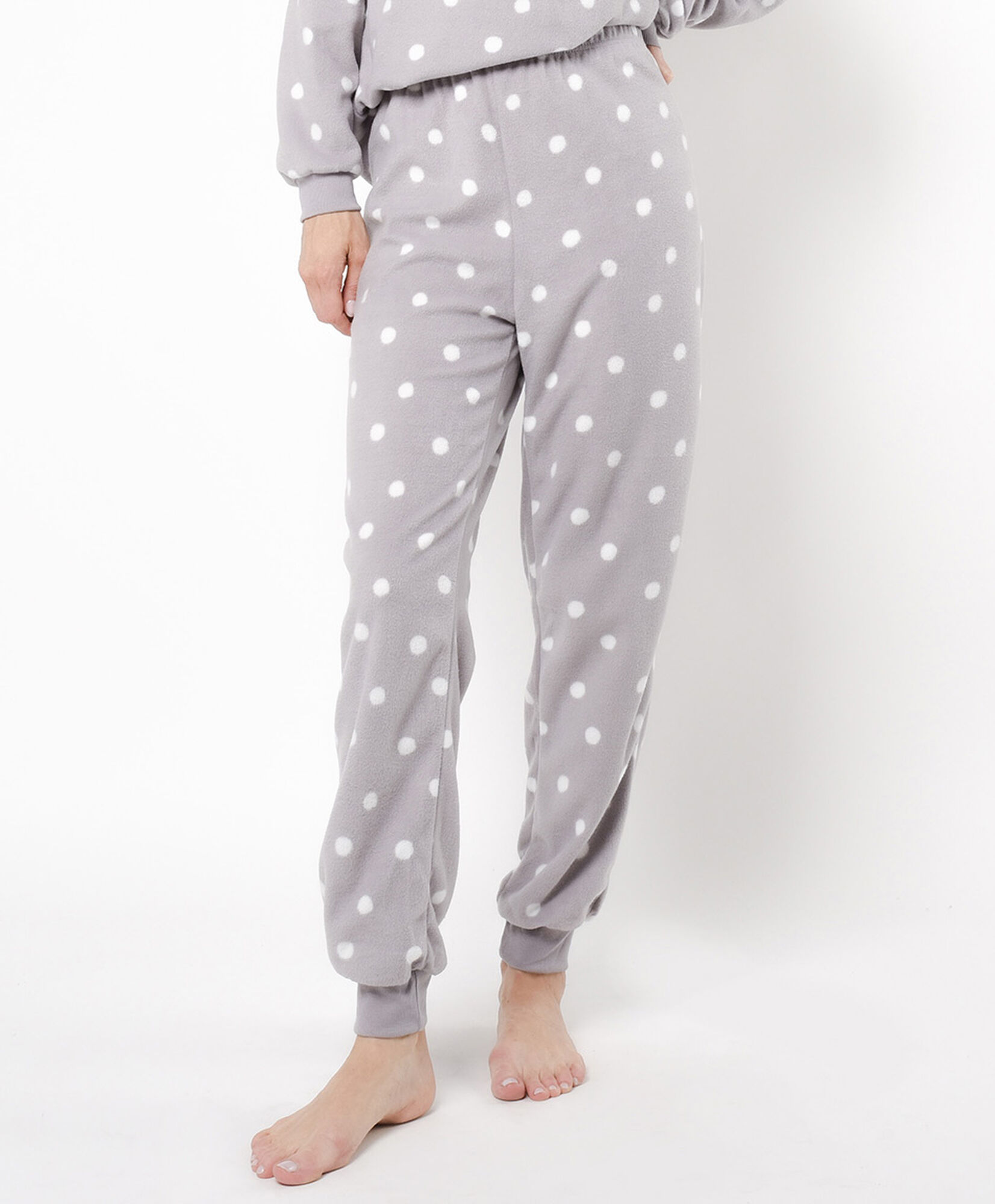 Pijama mujer micro polar puntos Pijama mujer micro polar puntos
