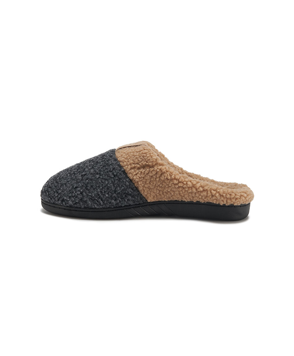 Pantufla hombre estilo lana