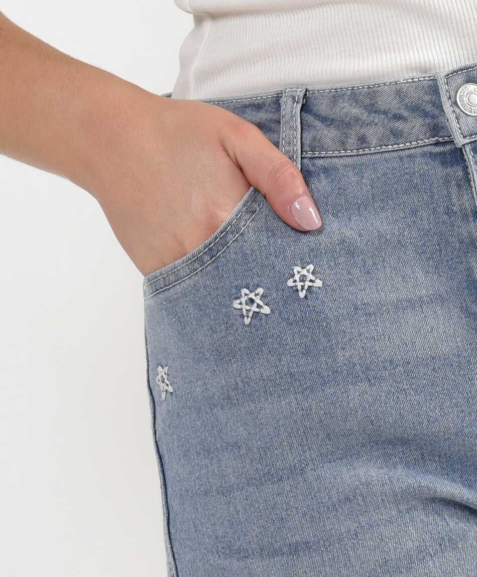 Jeans mujer flare urbano&nbsp;white