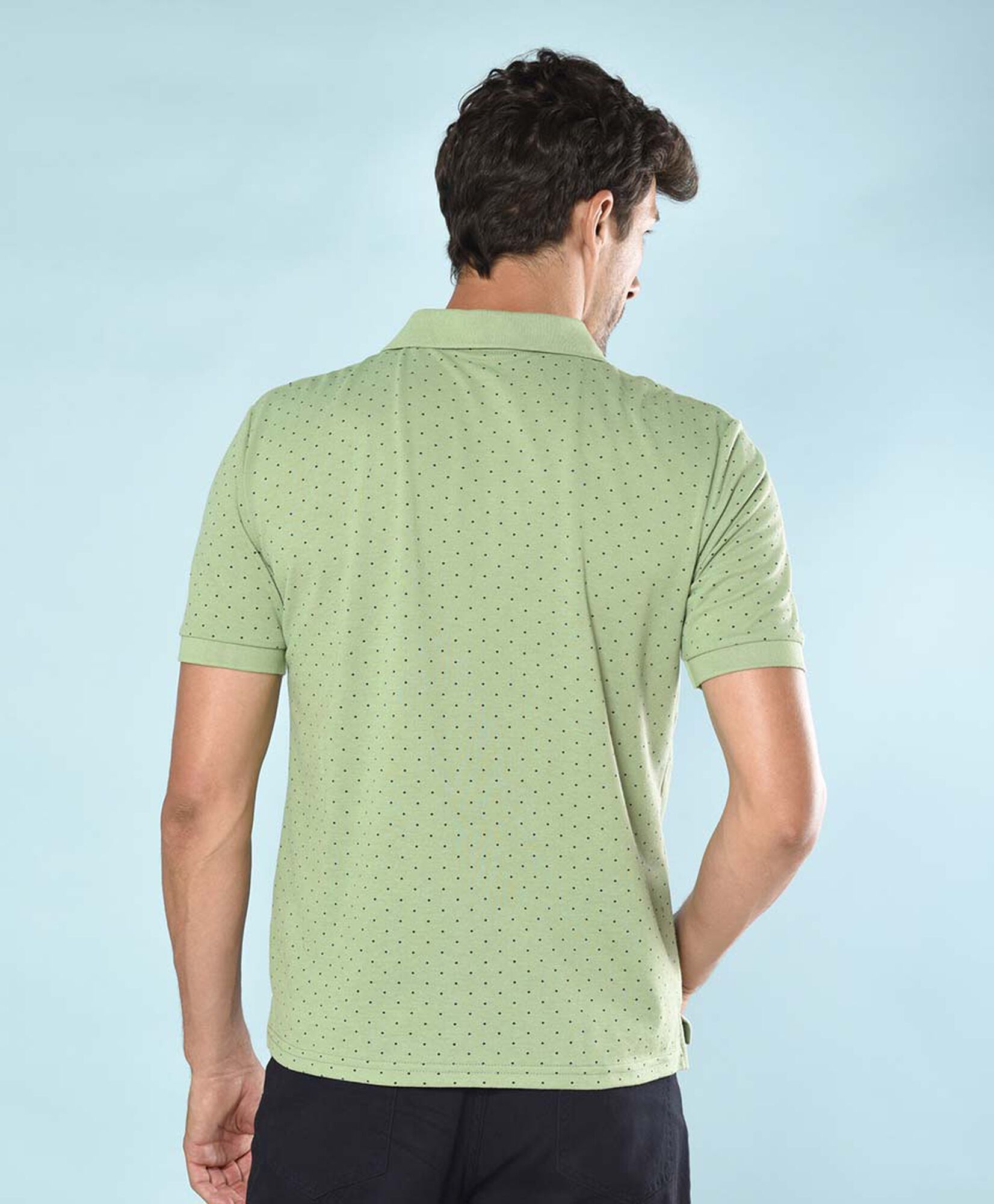 Polera hombre piqué puntos Polera hombre piqué puntos