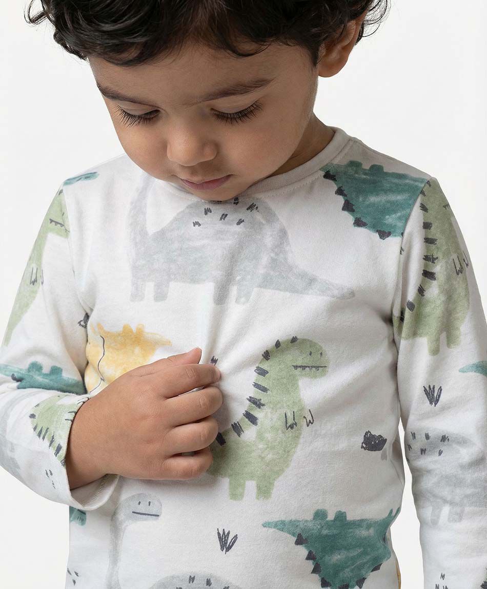 Polera beb&eacute; look divertido