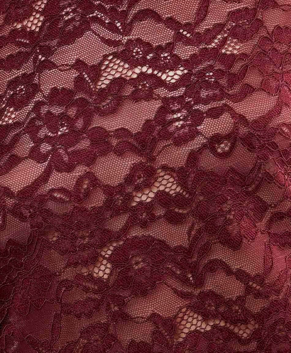 Polera mujer encaje floreado