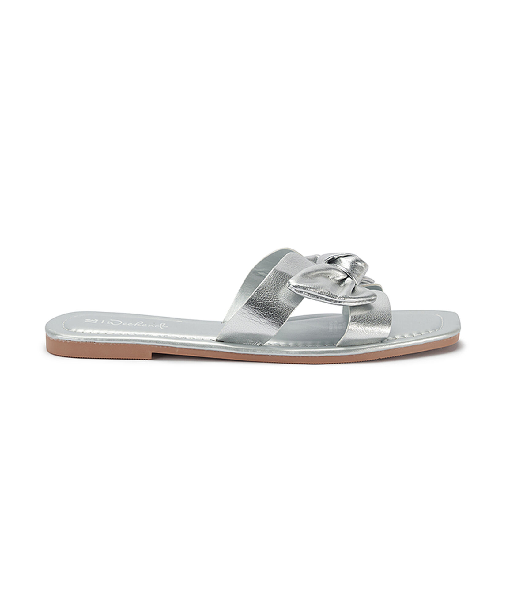 Sandalia mujer cinta silver plana Sandalia mujer cinta silver plana