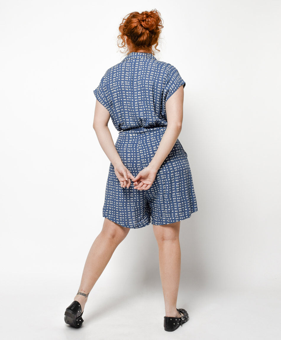 Enterito mujer lazo print