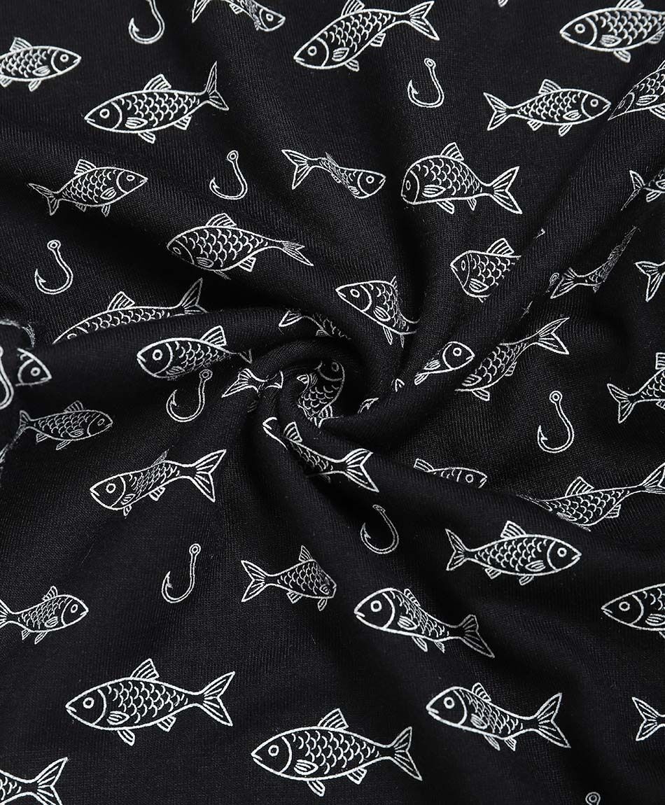 Pijama hombre estampado peces