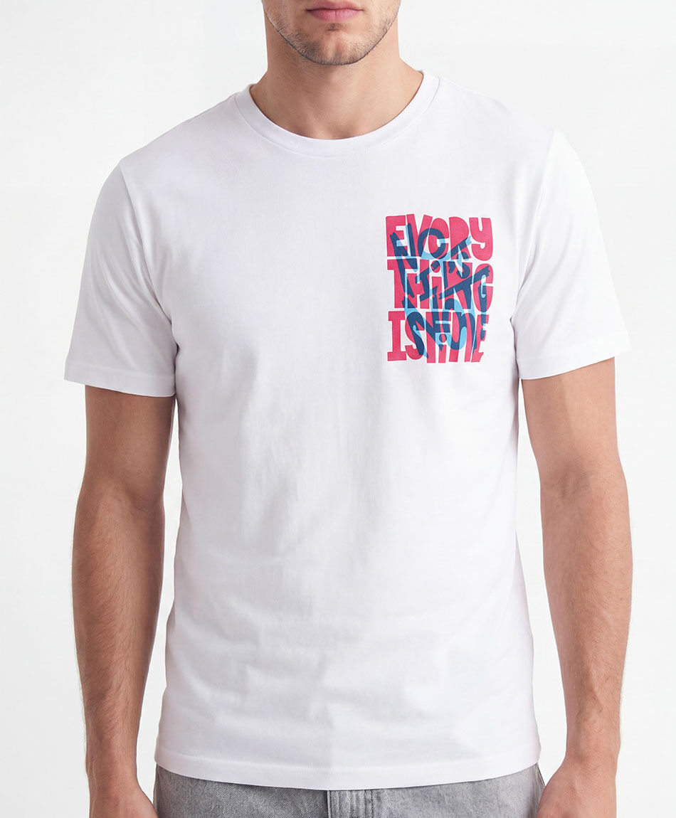 Polera hombre everything is fine