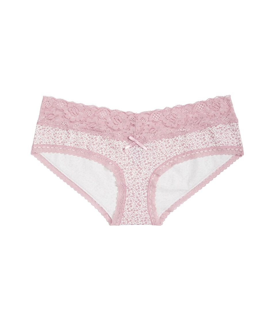 Pantaleta mujer algod&oacute;n encajes
