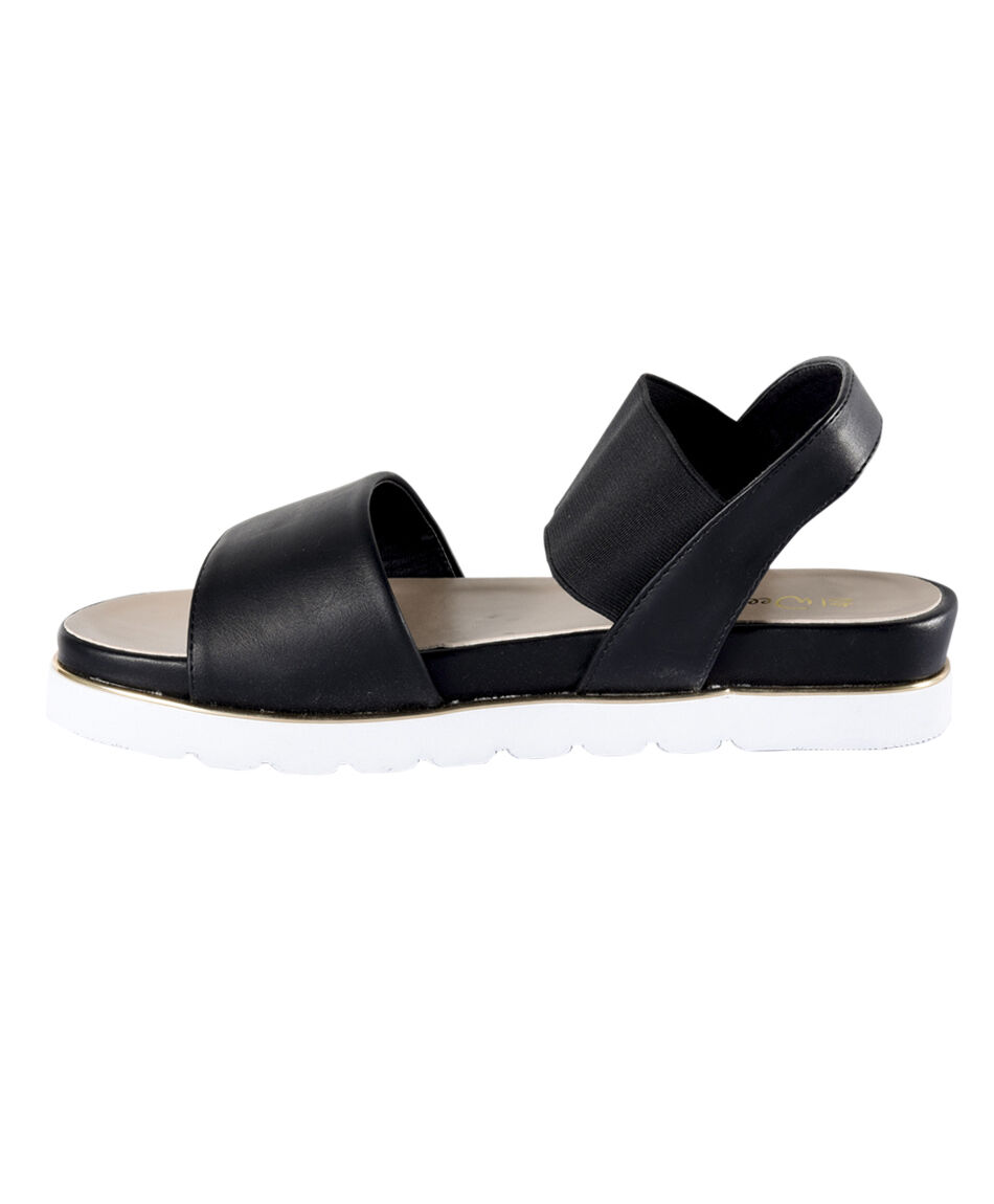 Sandalia confort elasticada