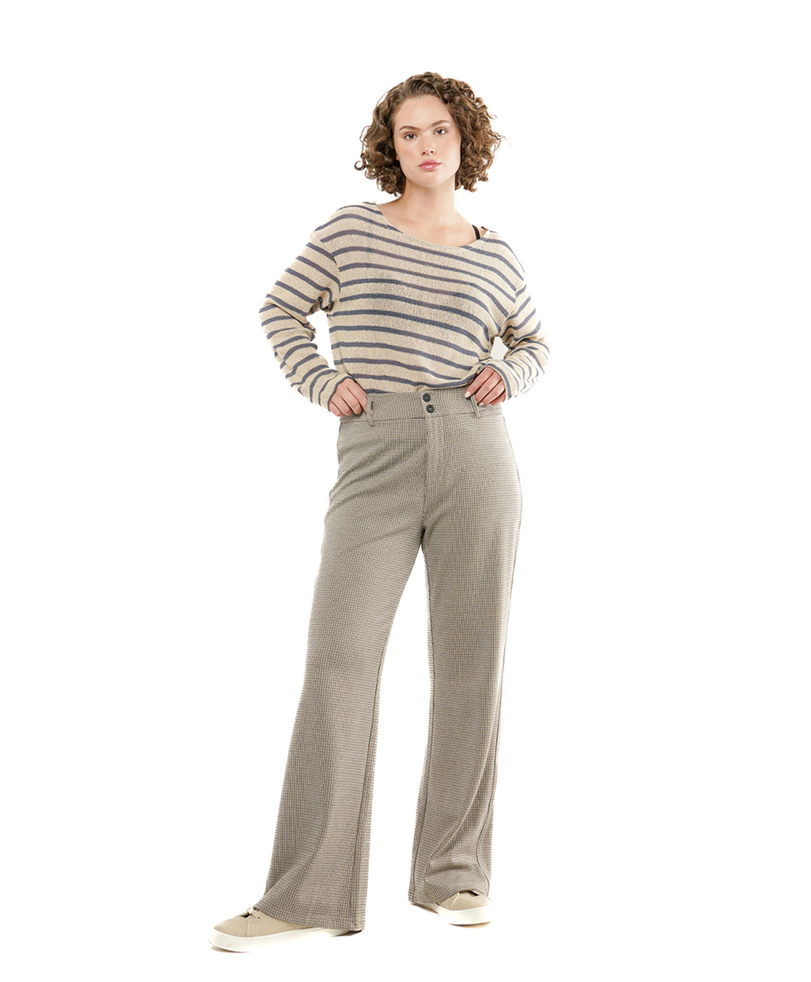 Pantalón mujer cuadrille wide Pantalón mujer cuadrille wide
