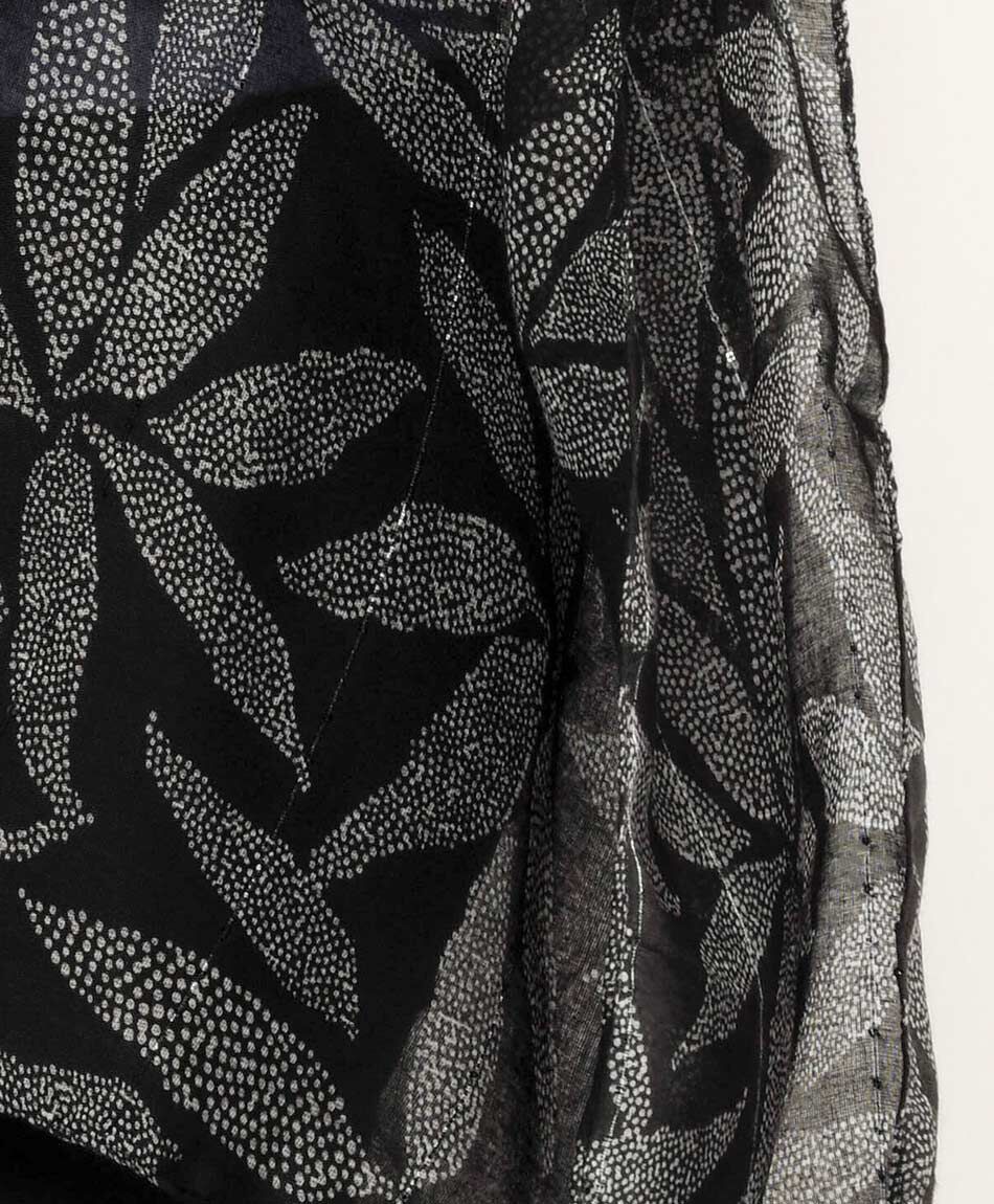 Pareo mujer ramitas brillante