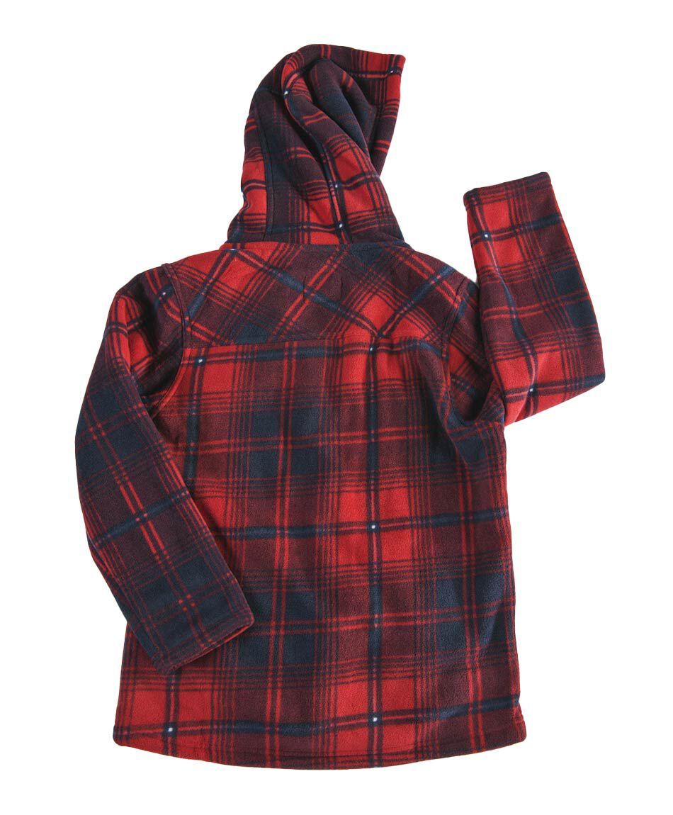 Chaqueta ni&ntilde;o polar cuadros