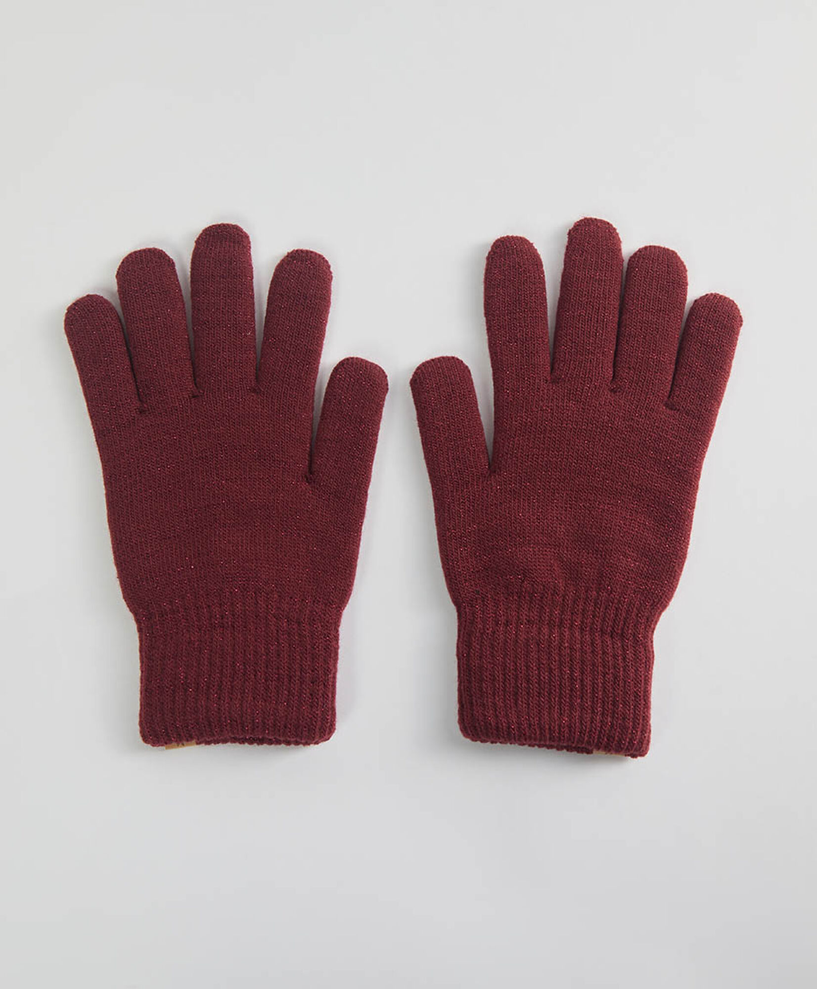 Guantes mujer lurex rojos Guantes mujer lurex rojos
