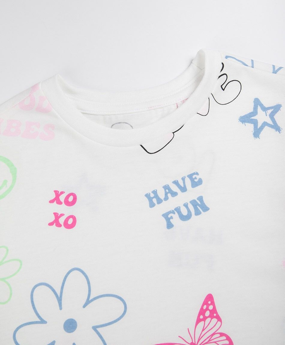 Polera ni&ntilde;a dibujos
