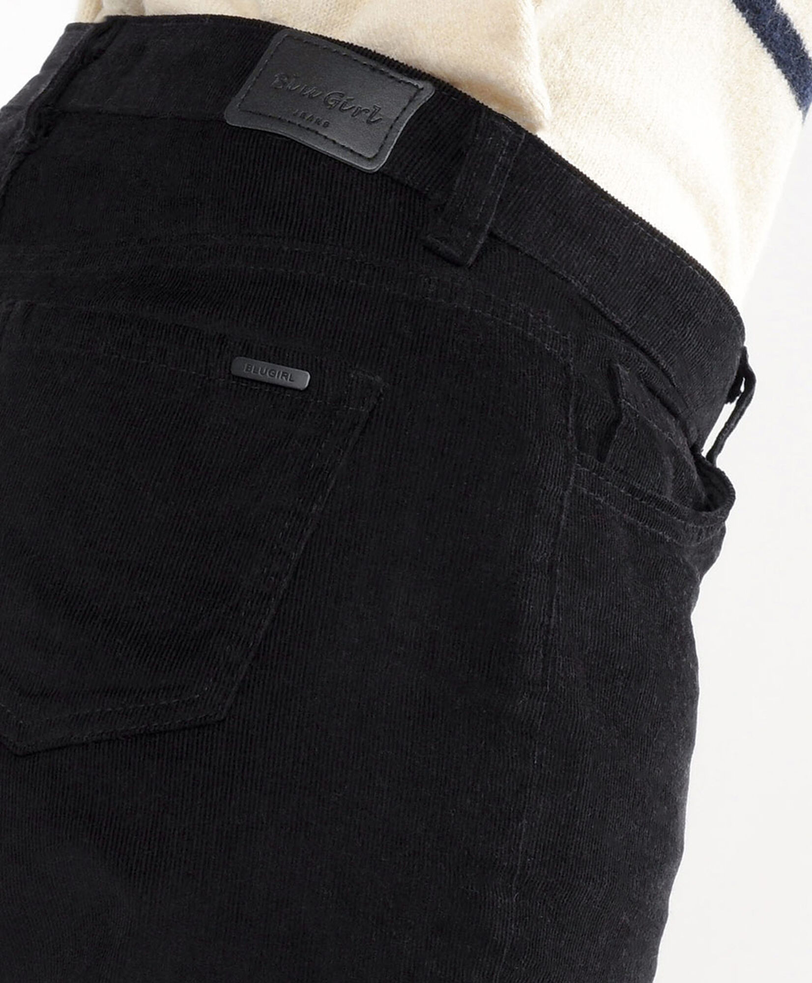 Pantalón mujer corderoy negro Pantalón mujer corderoy negro