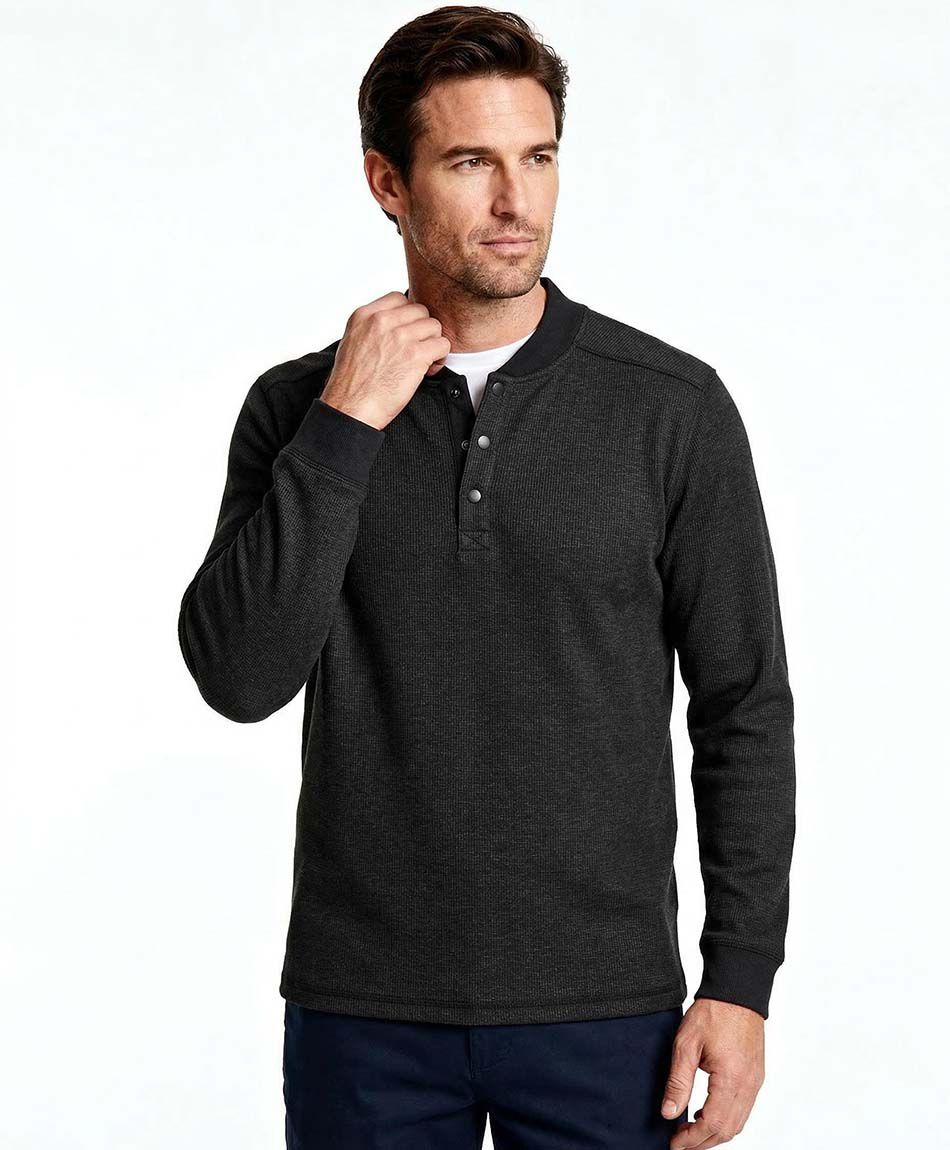 Poler&oacute;n hombre forrado polar black