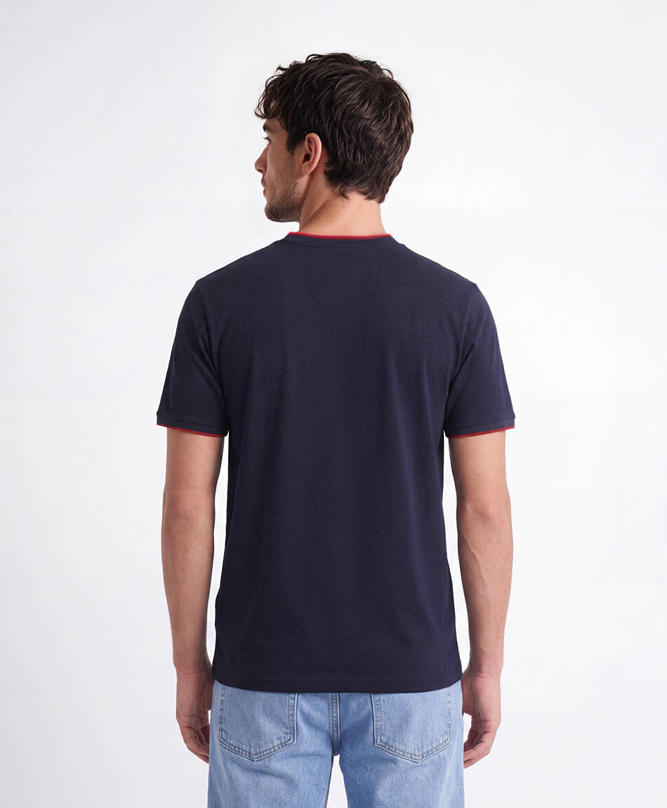 Polera hombre contraste