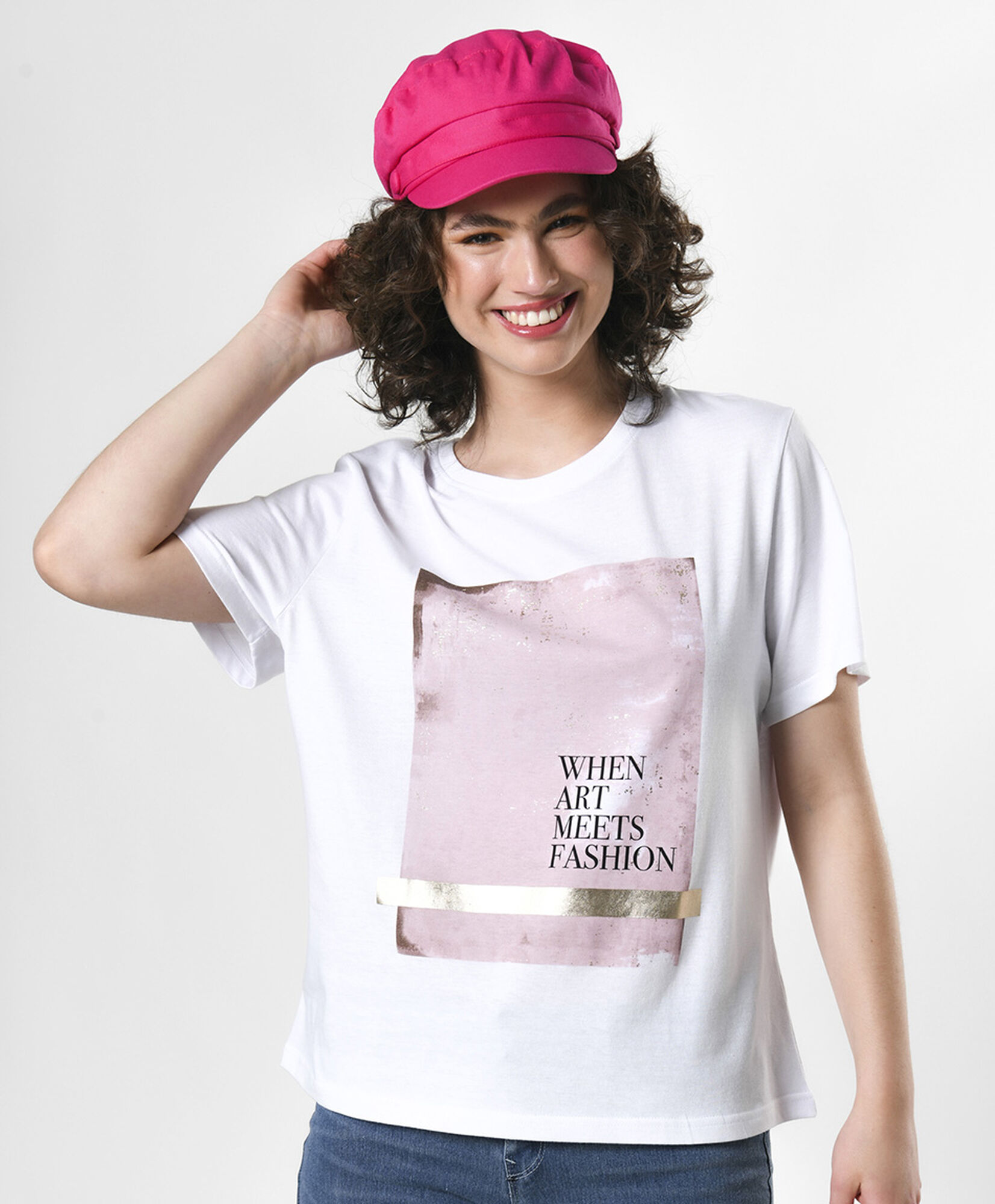 Polera mujer estampada arte Polera mujer estampada arte