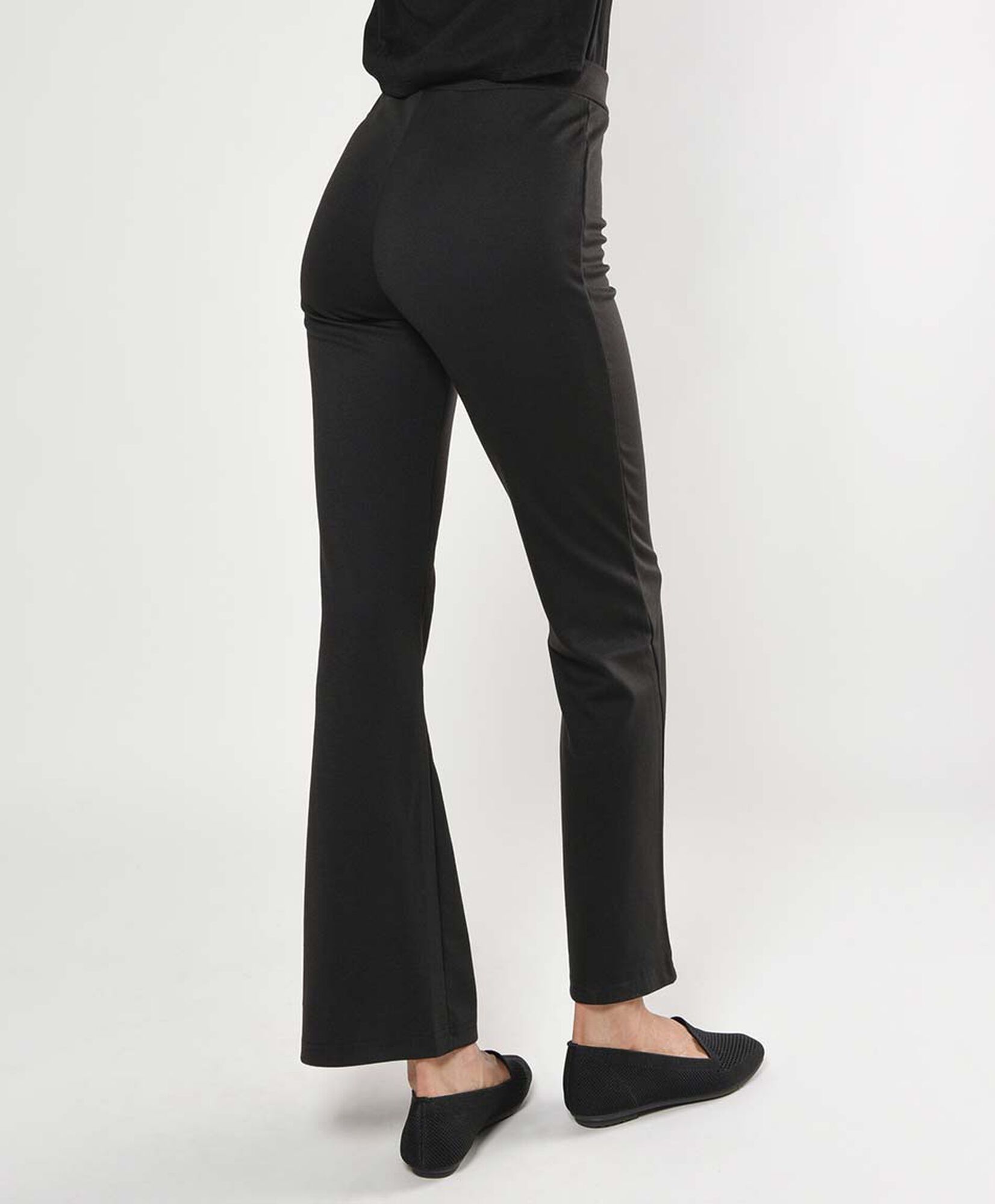 Leggins mujer liso flare tiro alto Leggins mujer liso flare tiro alto