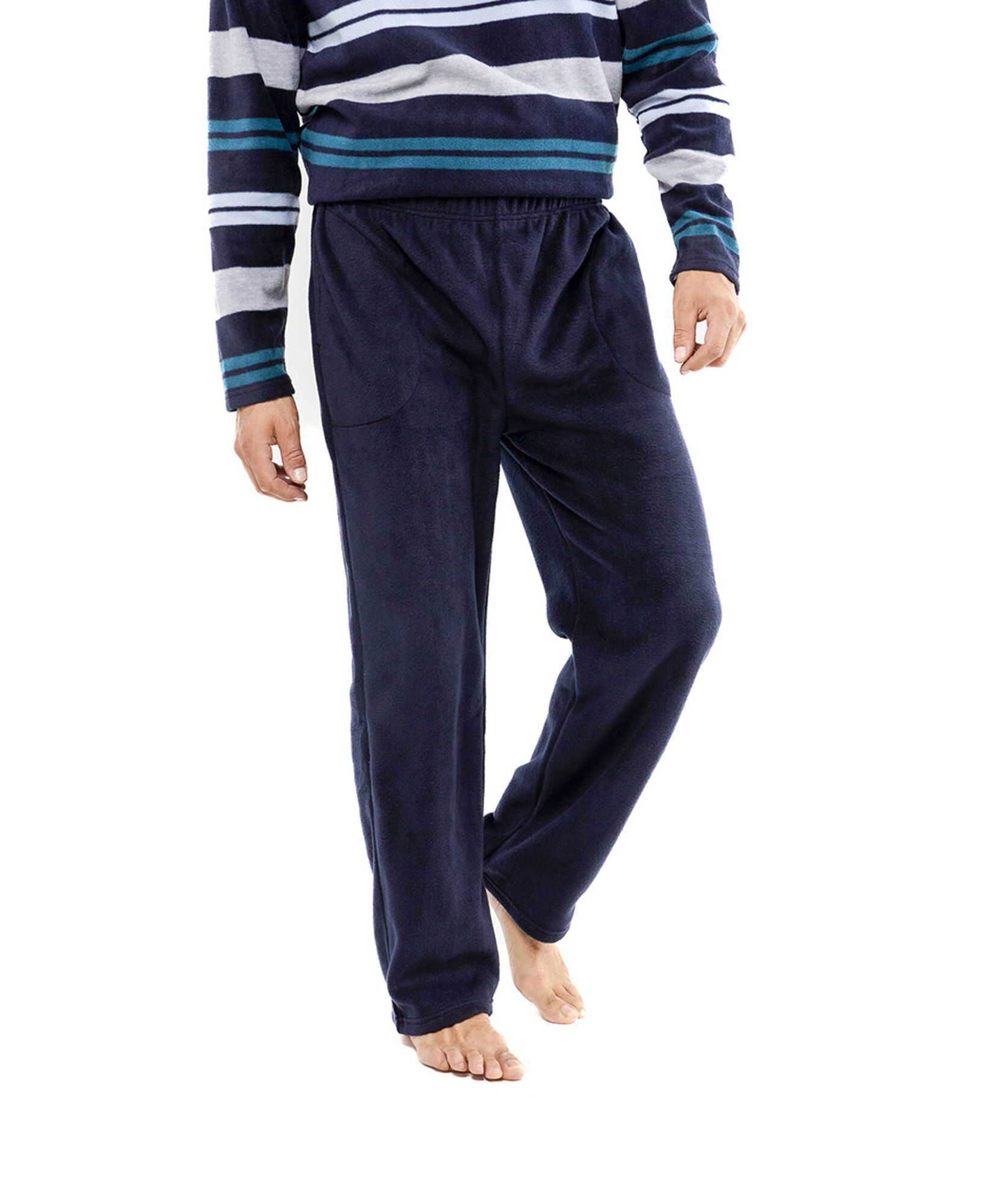 Pijama hombre polar rayas colores Pijama hombre polar rayas colores