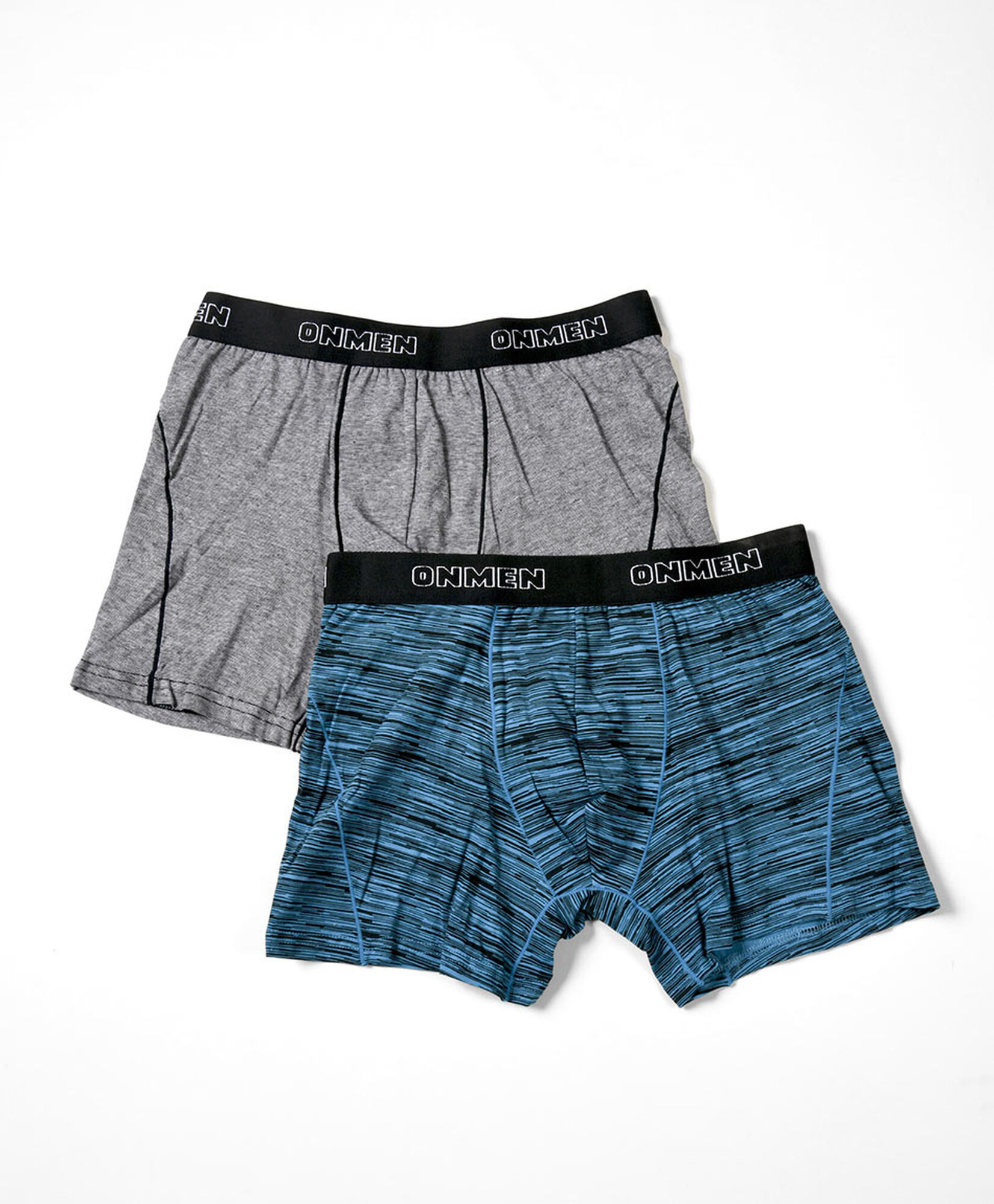 Pack 2 boxer hombre jaspeado Pack 2 boxer hombre jaspeado