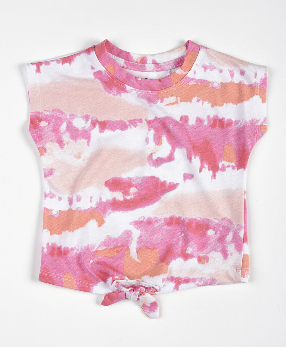 Polera bebé tie dye nudo