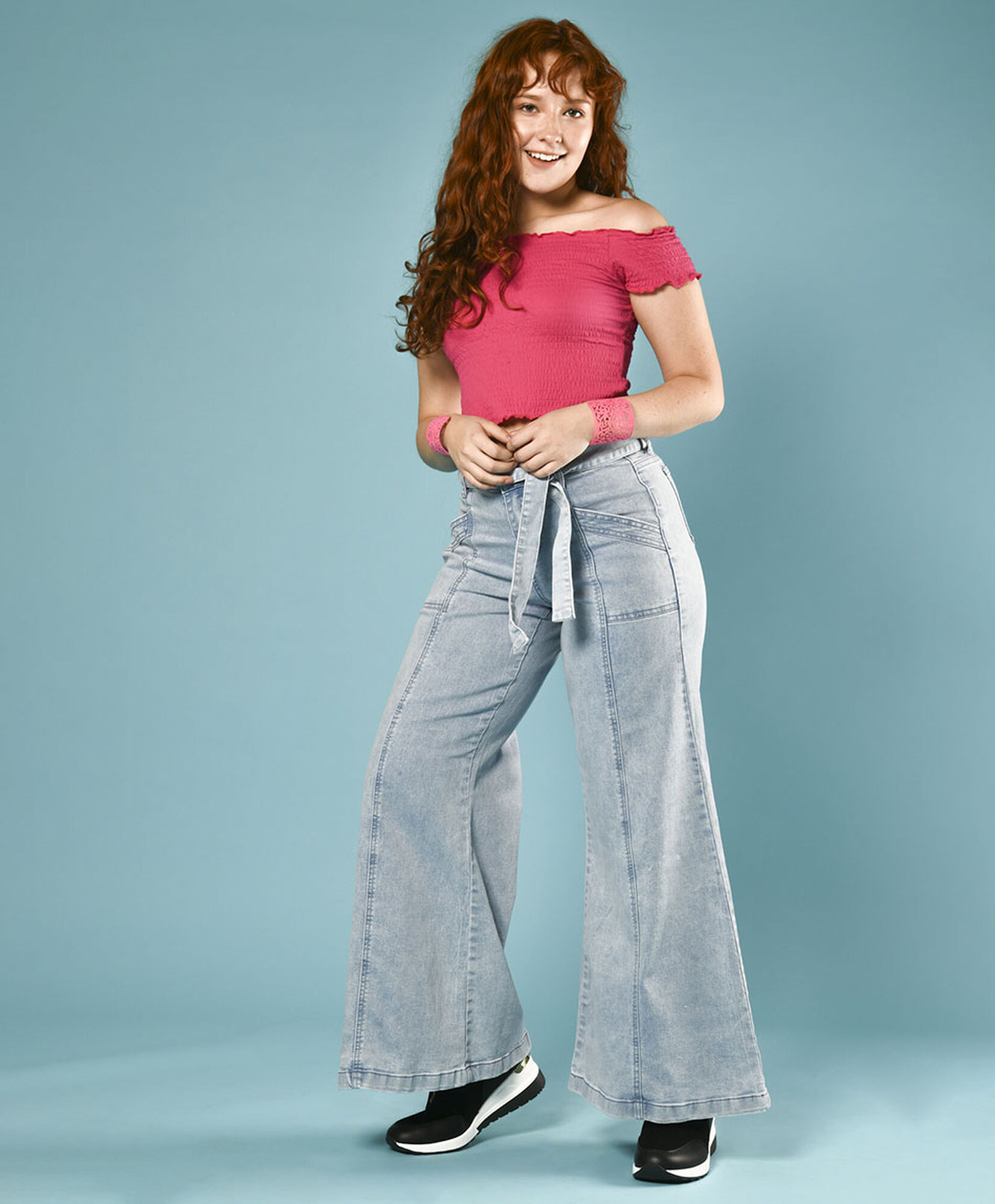 Jeans ancho lazo Jeans ancho lazo