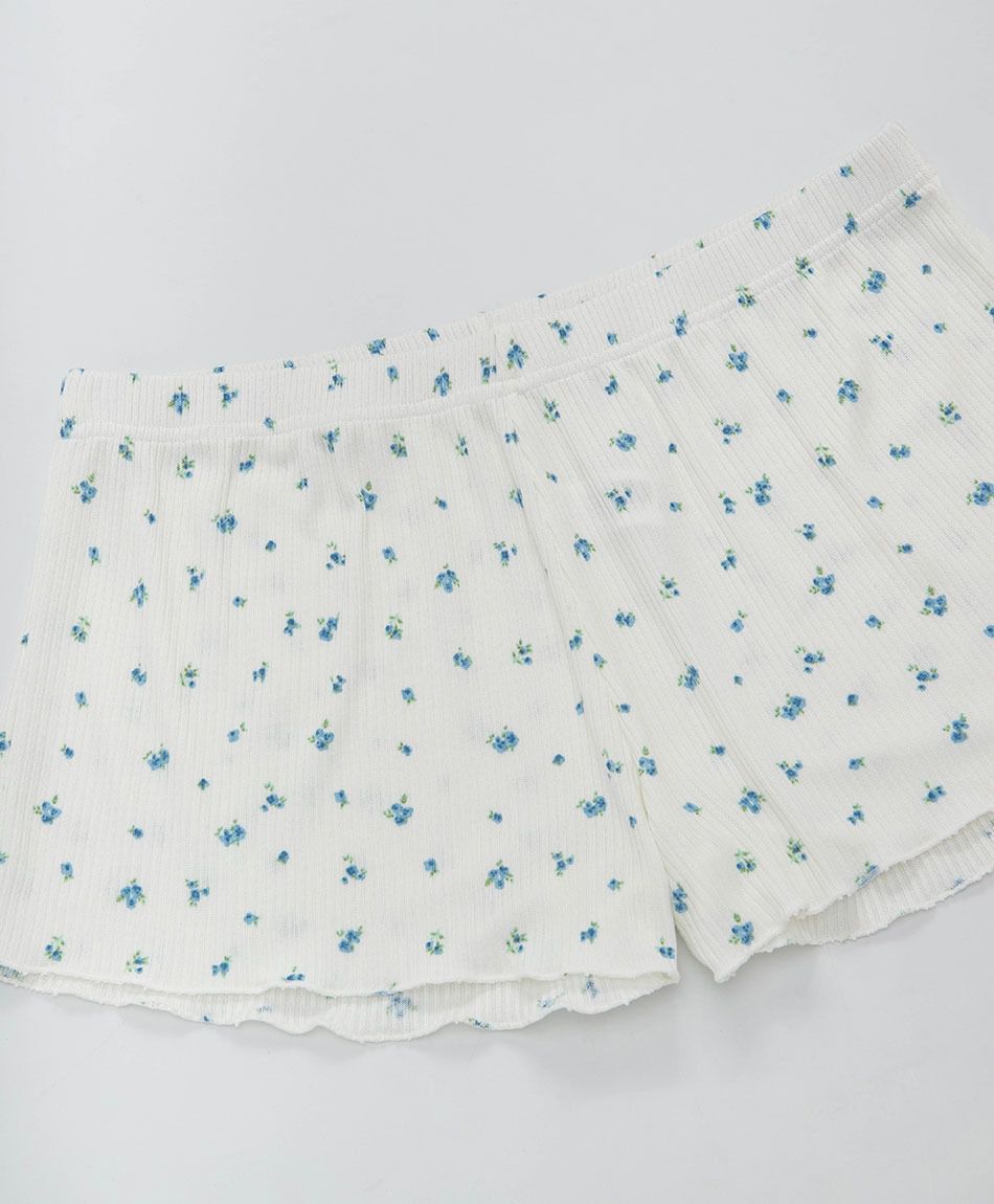 Pijama mujer short florcitas