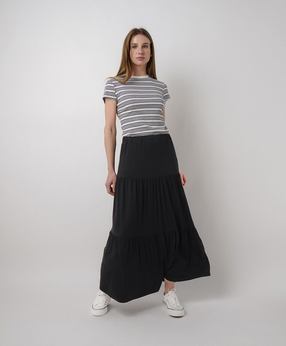 Falda mujer pisos black