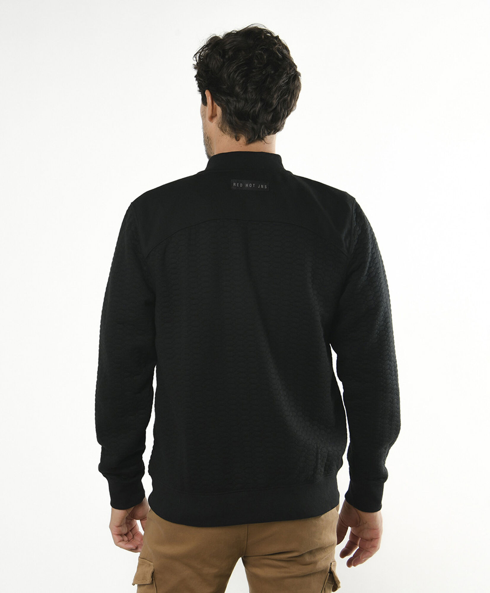 Chaqueta hombre estilo bomber textura Chaqueta hombre estilo bomber textura