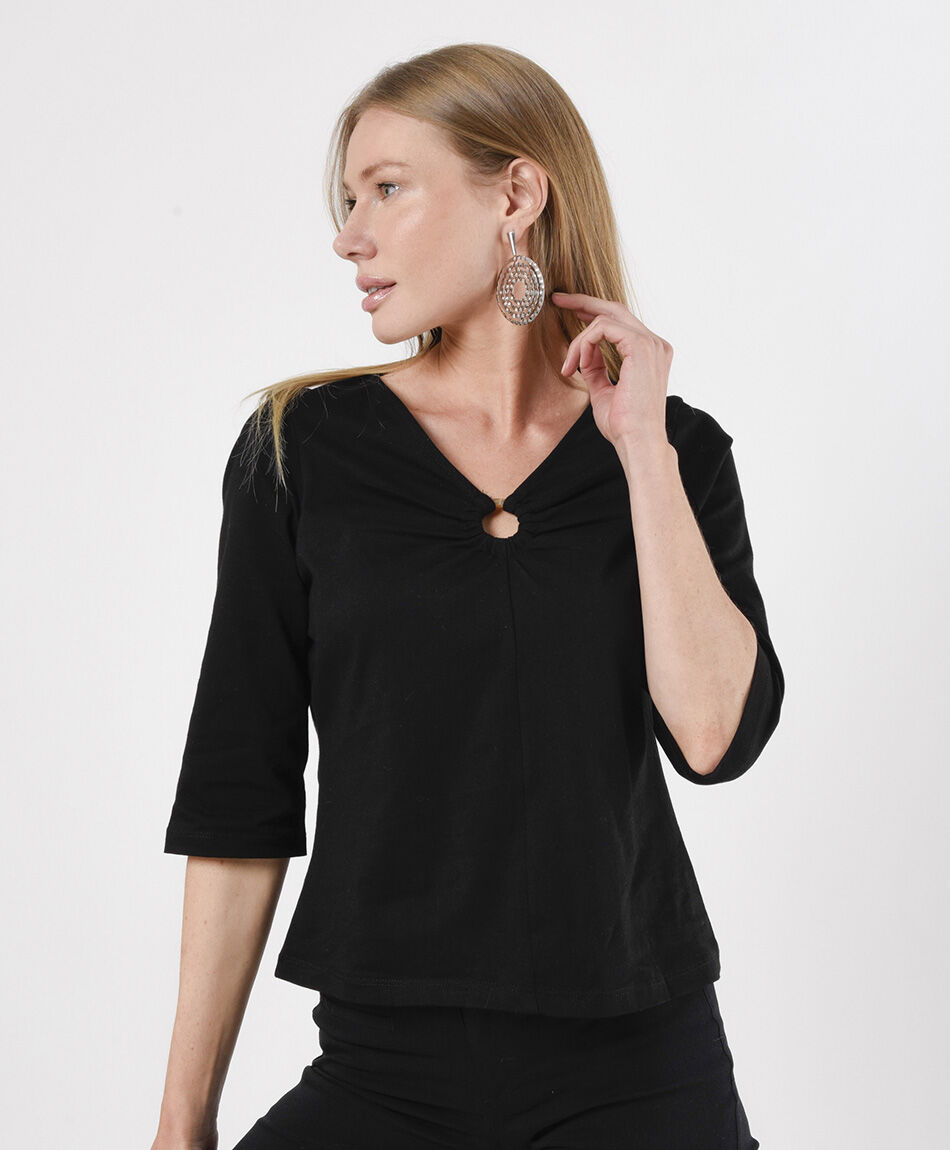 Polera mujer argolla