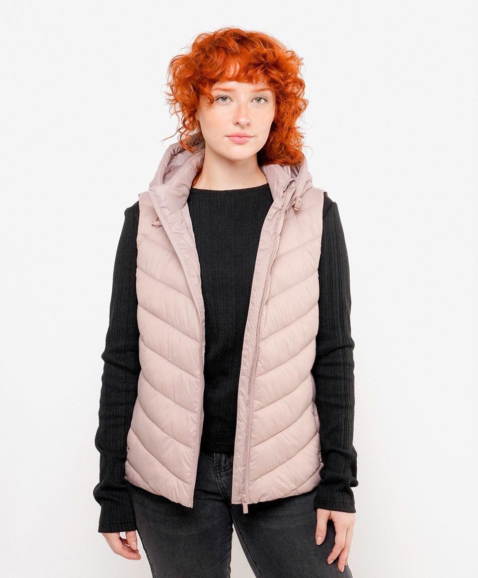 Parka mujer sin mangas acolchada