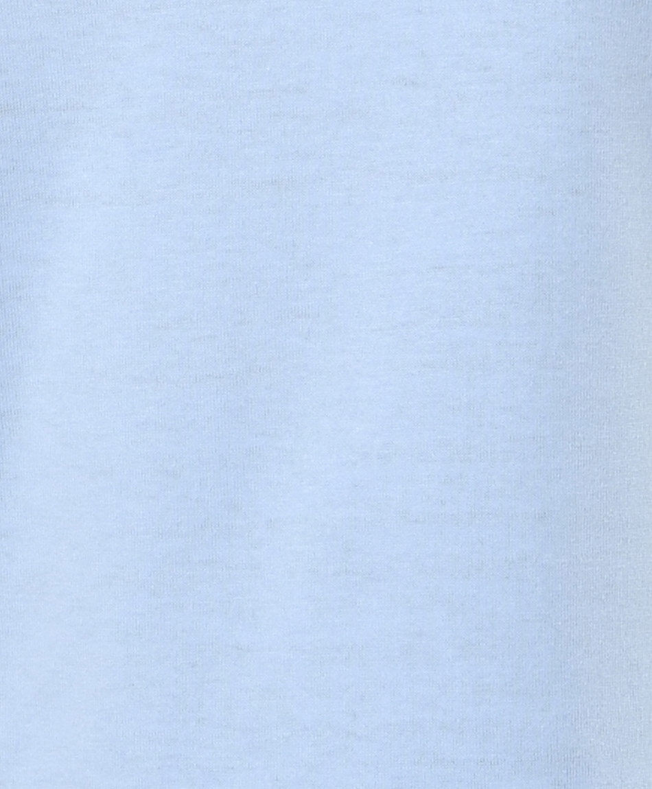 Polera mujer lisa corta celeste