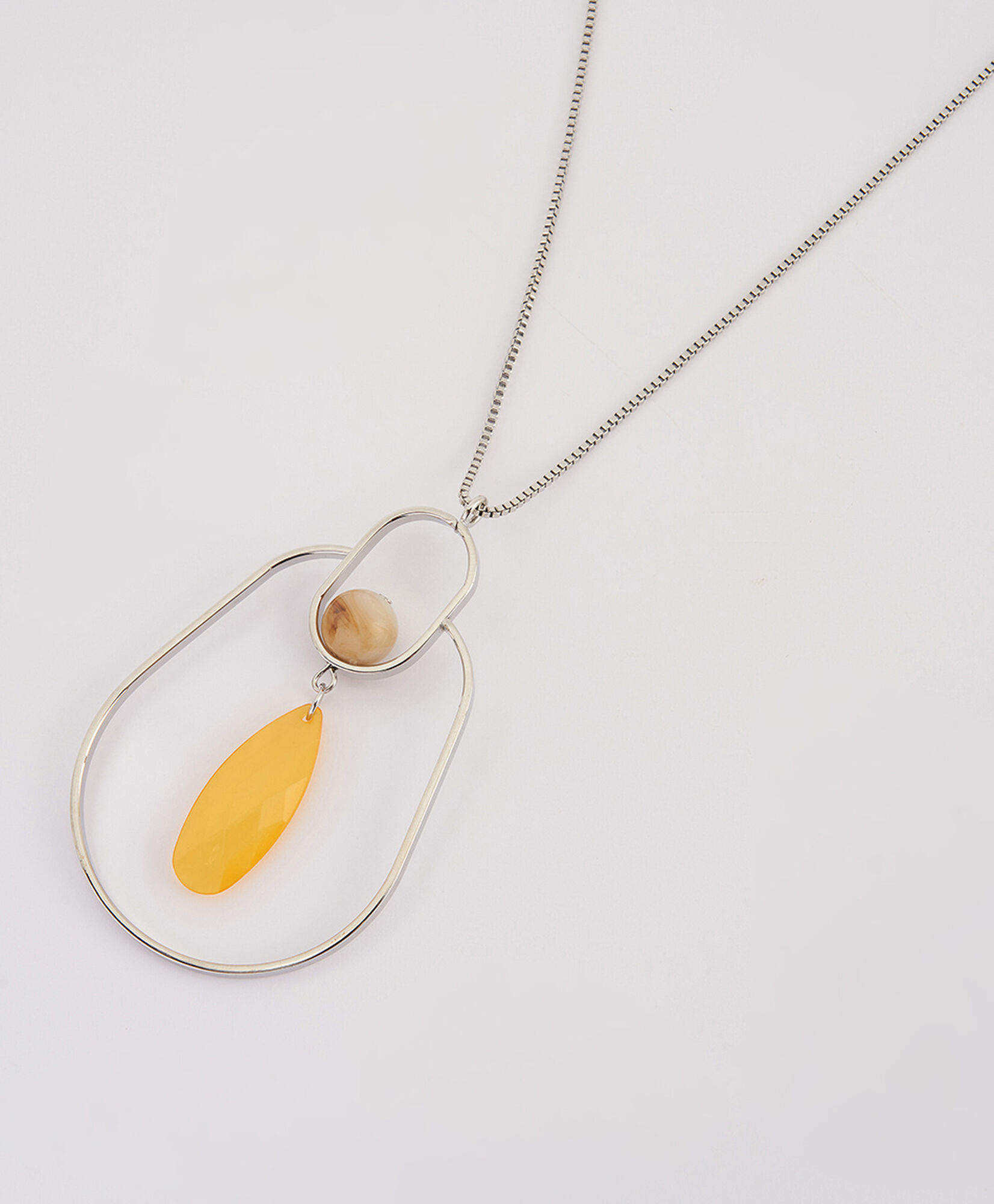 Collar mujer piedra amarilla Collar mujer piedra amarilla