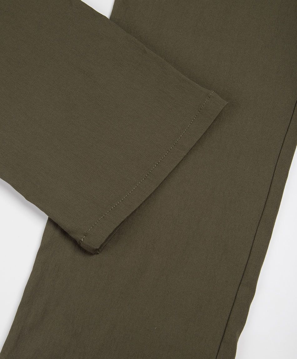 Pantal&oacute;n mujer slim verde