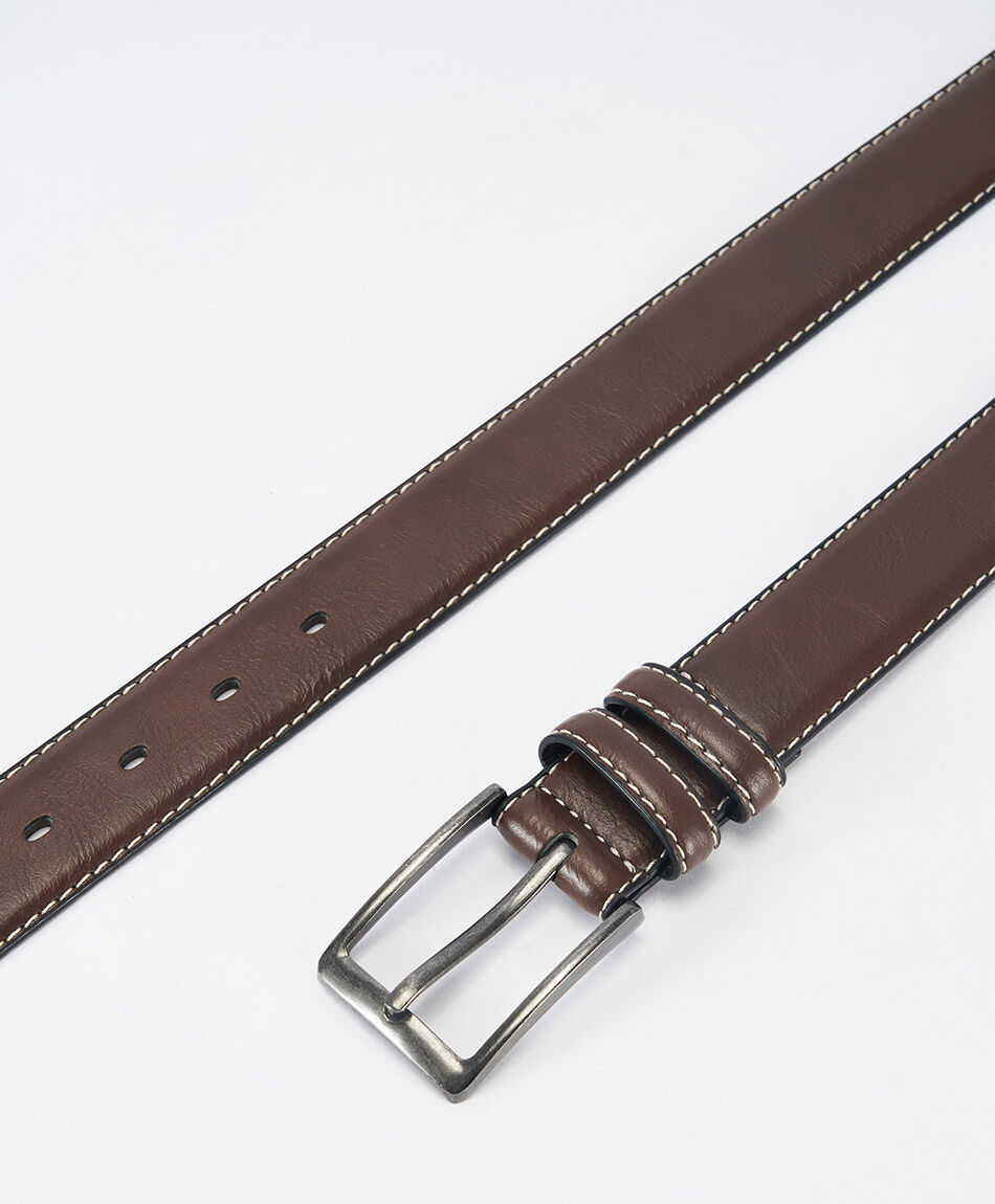 CINTURON CAFE STIT BCO