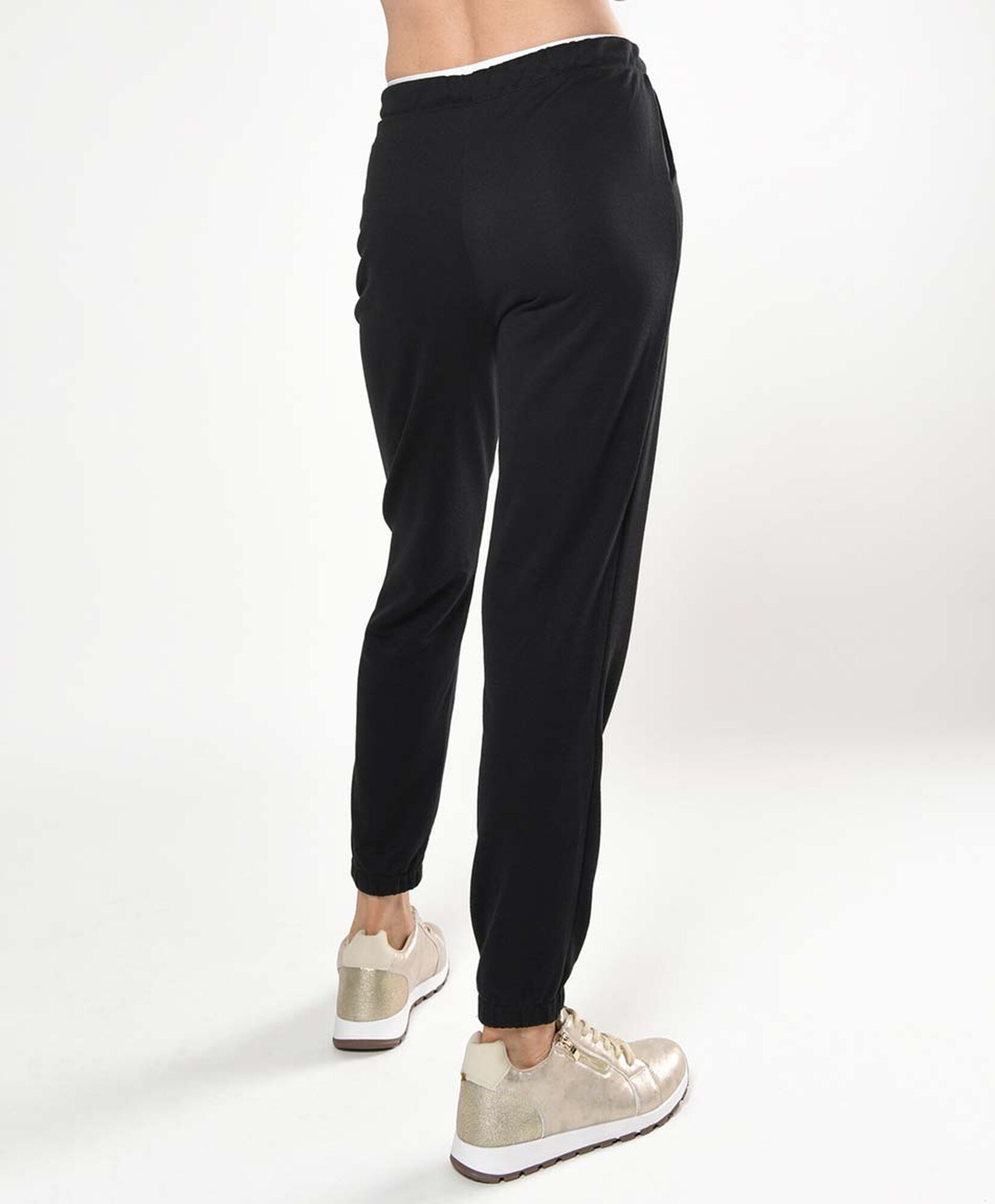 Pantalón de buzo mujer doble pretina jogger Pantalón de buzo mujer doble pretina jogger