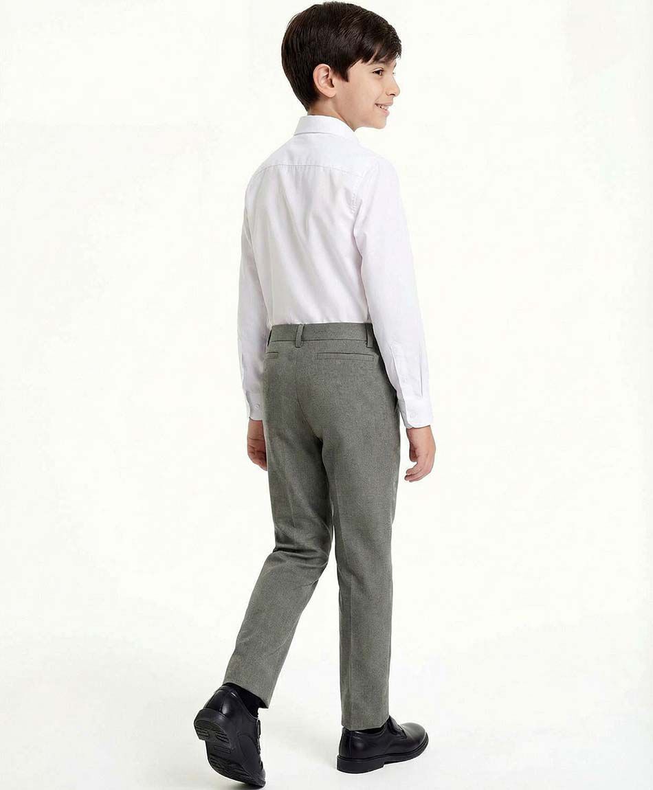 Pantal&oacute;n escolar cl&aacute;sico gris