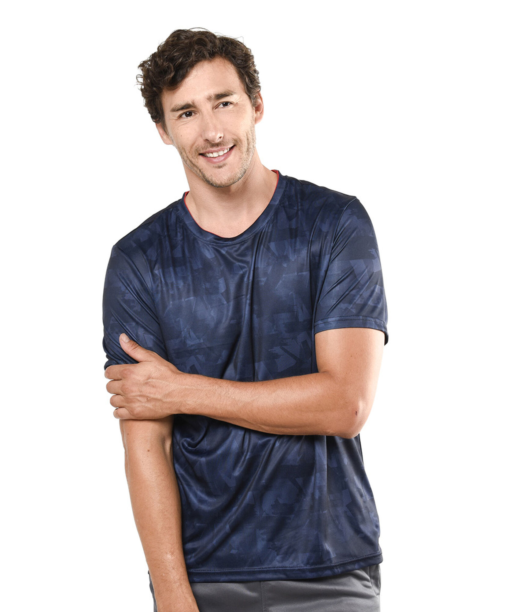 Polera deportiva hombre mix figuras Polera deportiva hombre mix figuras