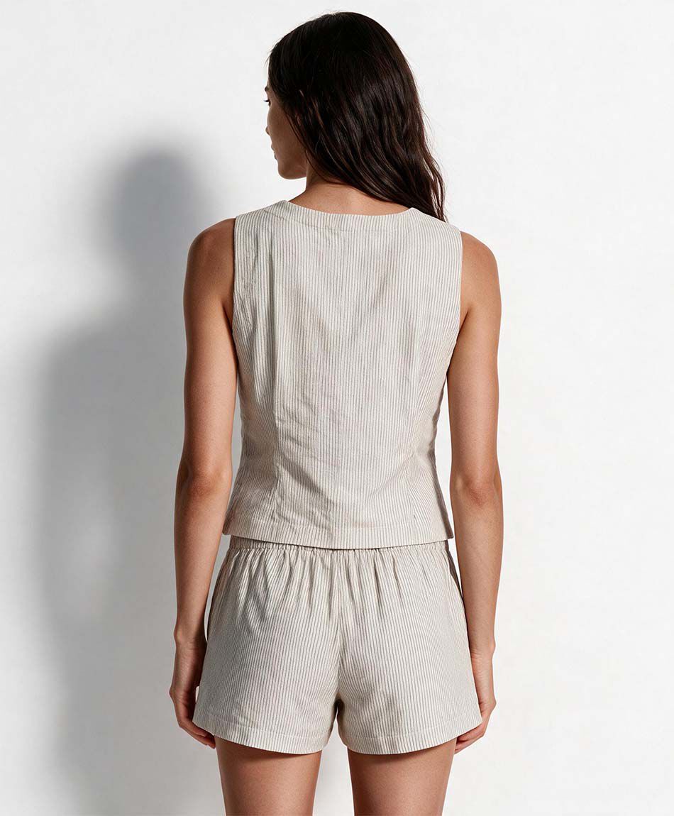 Vest mujer rayas