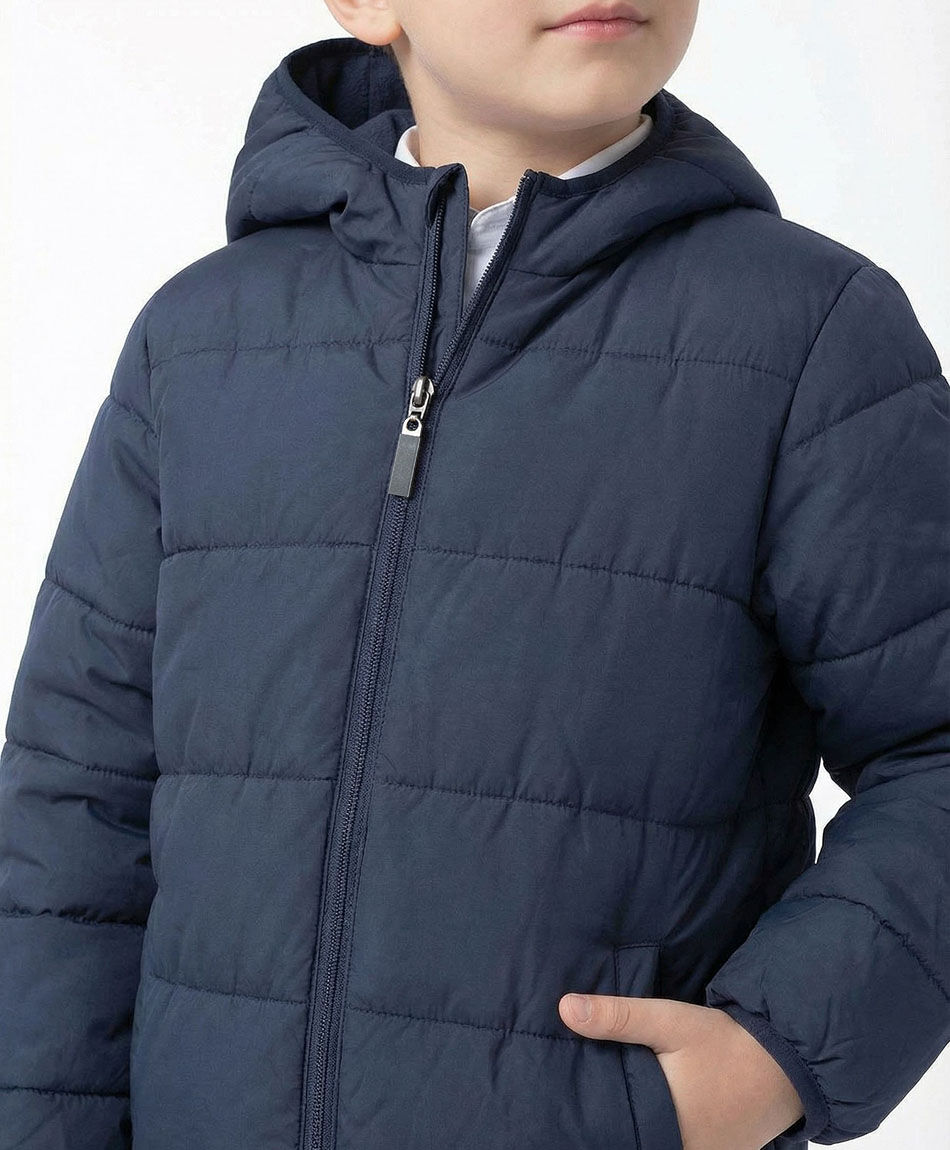 Parka escolar b&aacute;sica interior polar