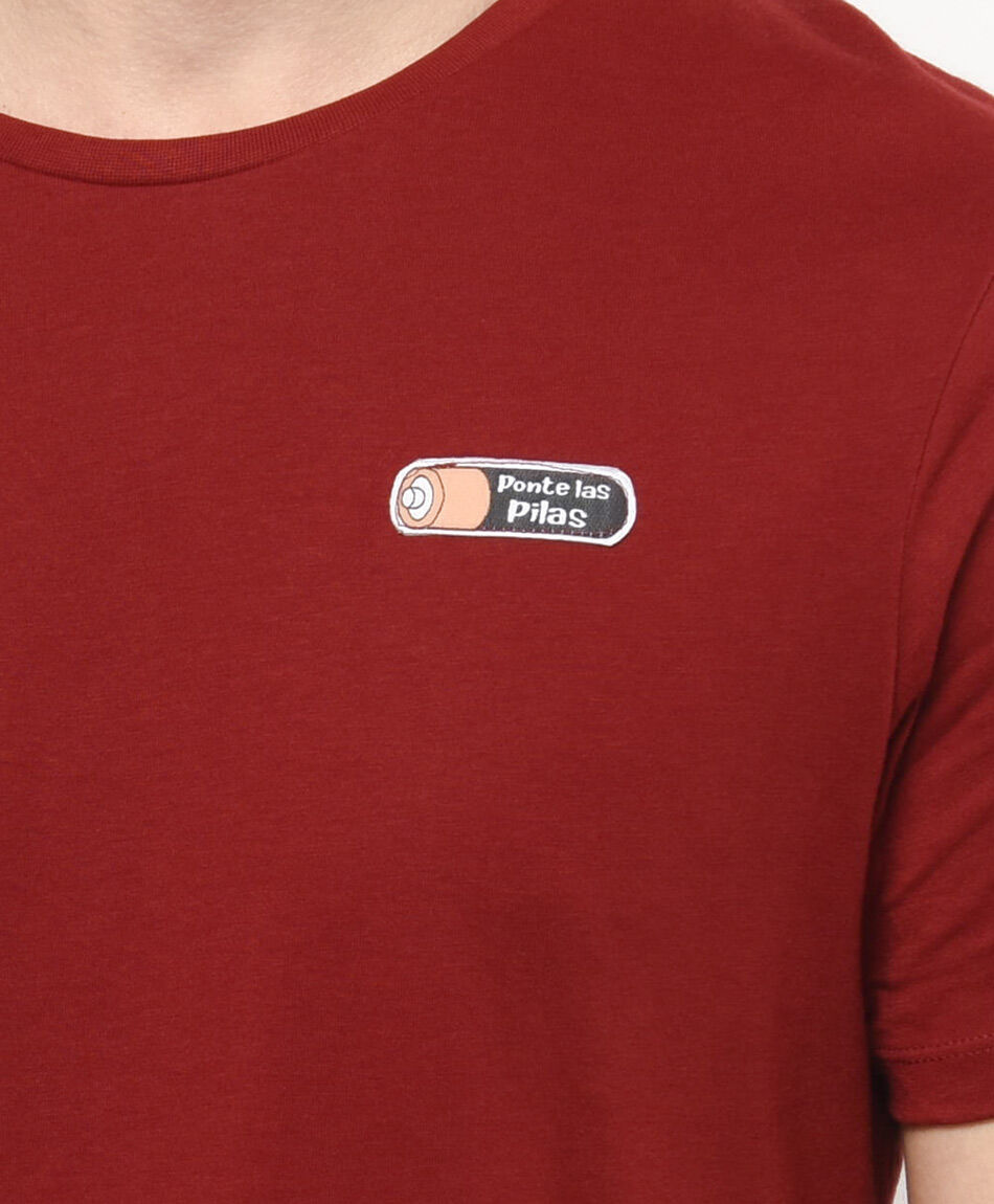 Polera hombre parche