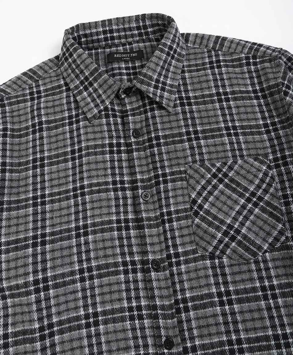 Camisa hombre franela escoc&eacute;s