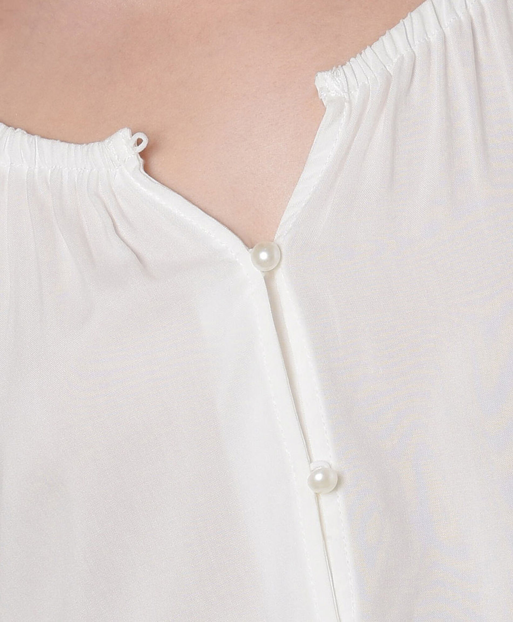 Blusa mujer botones perlas Blusa mujer botones perlas
