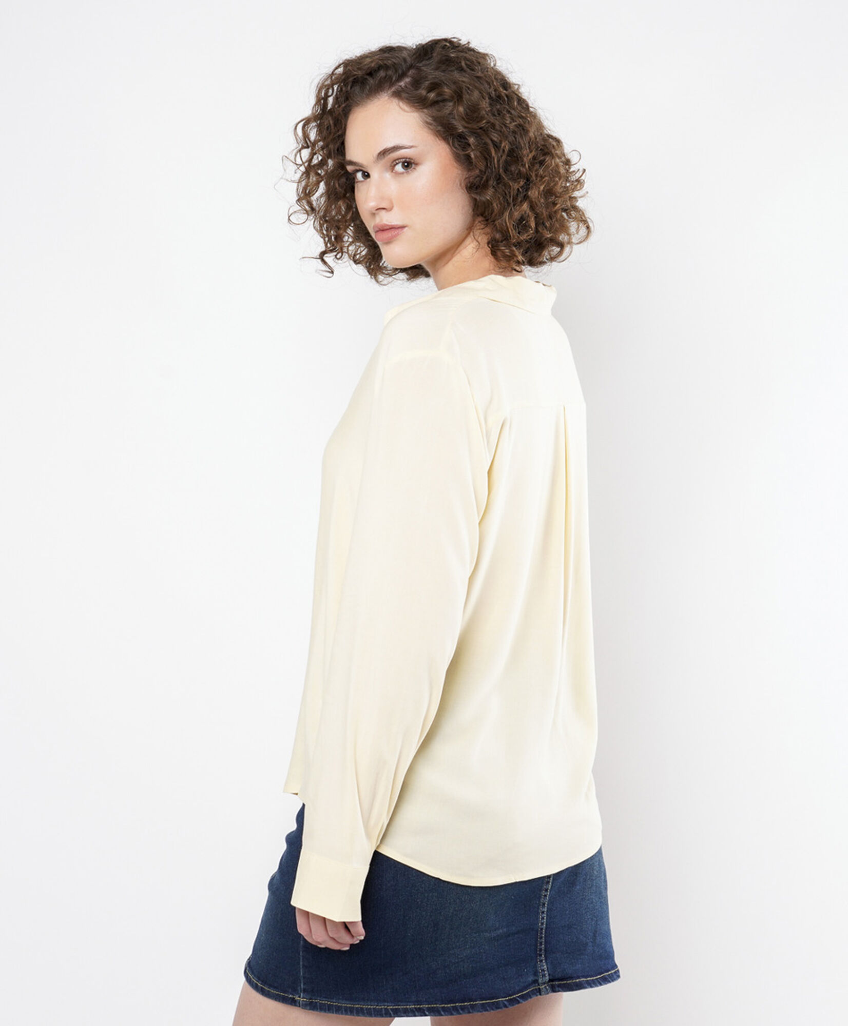 Blusa mujer camisera lisa Blusa mujer camisera lisa