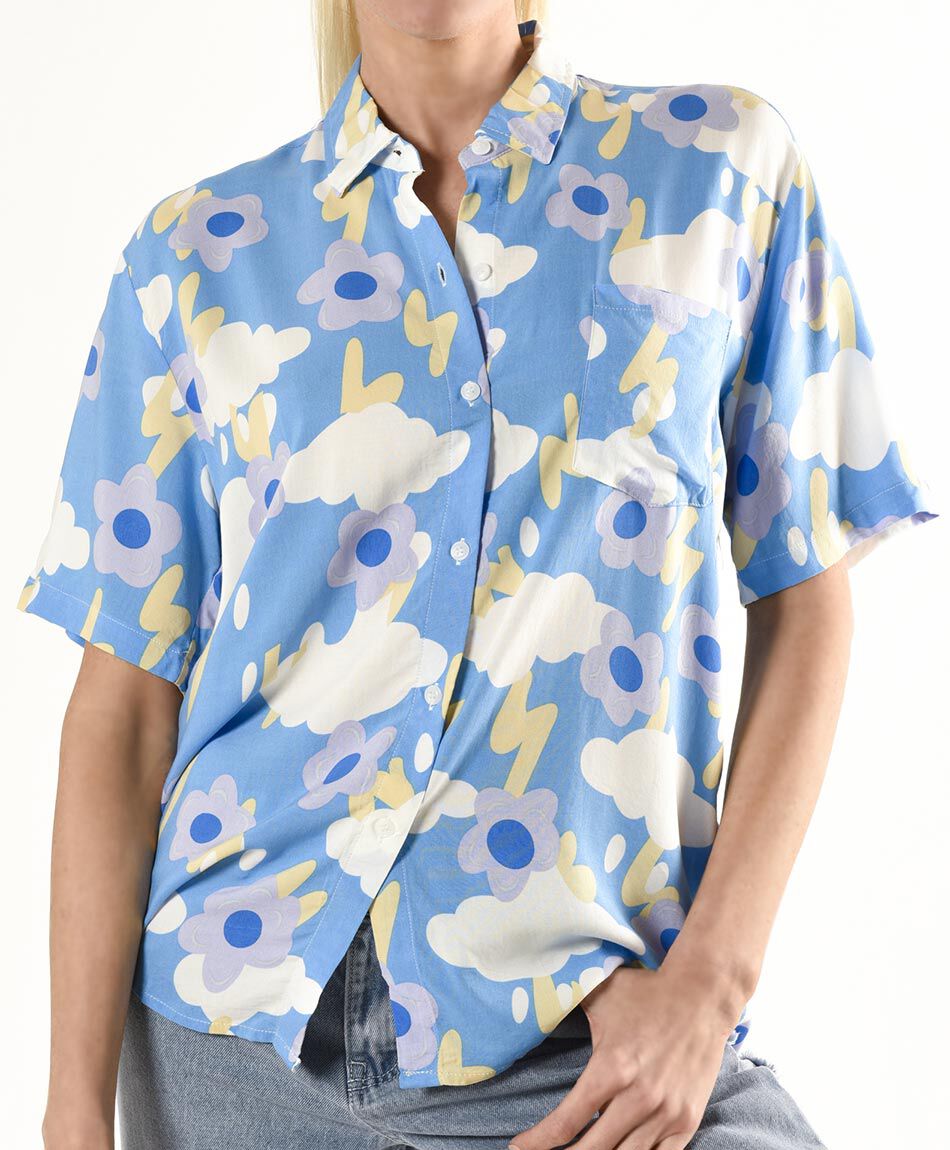 Blusa estampada flor