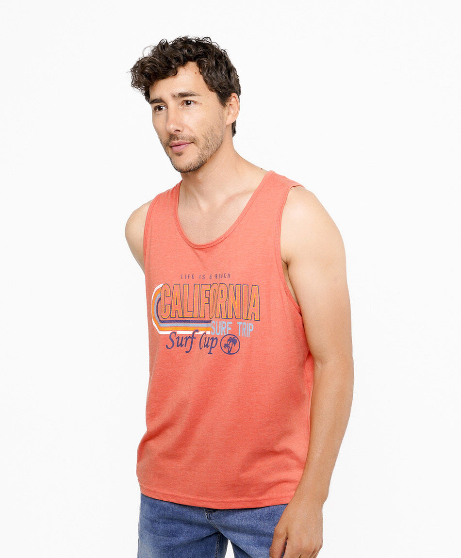 Polera hombre surf california