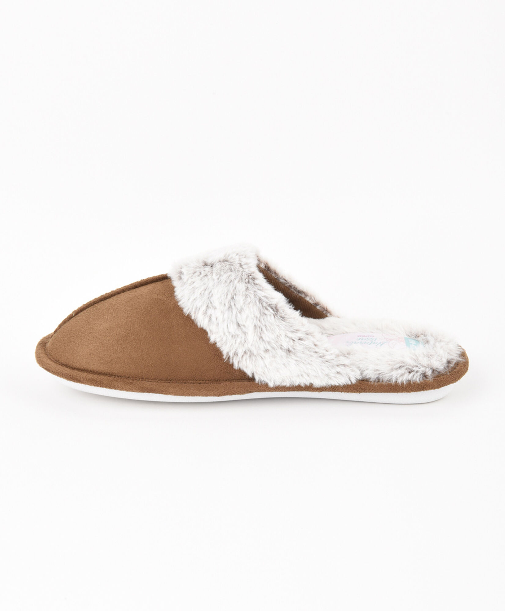 Pantufla mujer gamuza pelitos Pantufla mujer gamuza pelitos